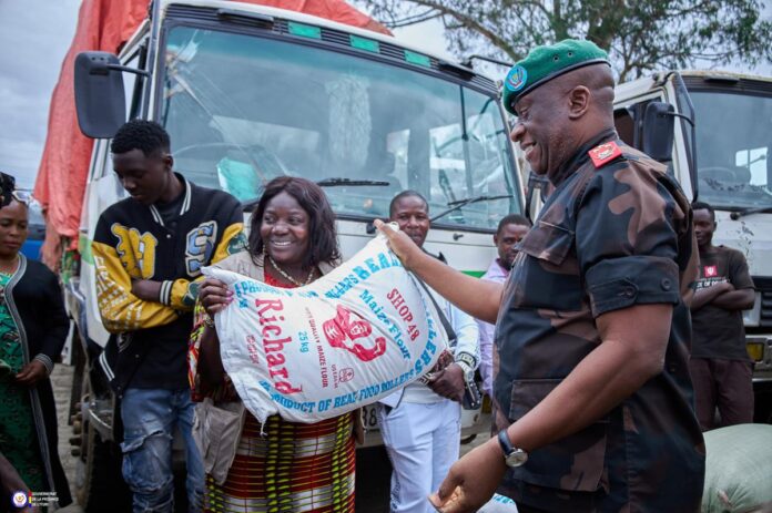 Bunia : une aide alimentaire pour répondre à la détresse des déplacés
