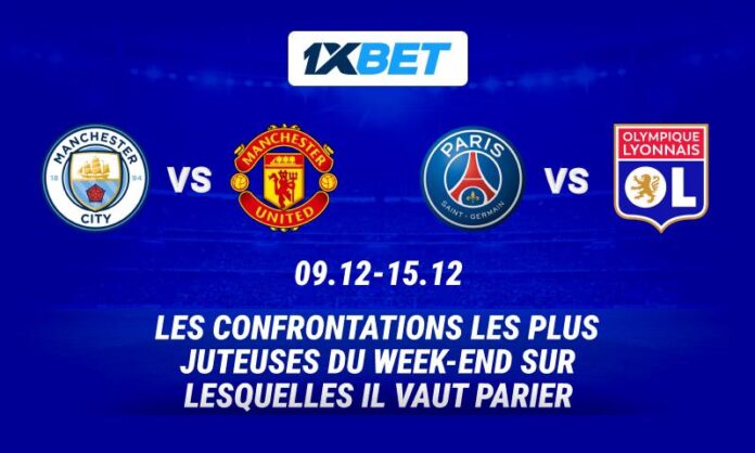 Manchester United vs City et PSG contre Lyon : Le week-end décisif du football européen