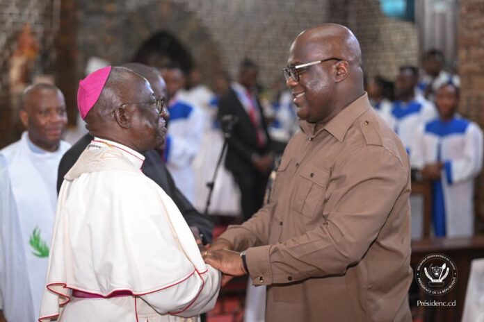 Mgr Kasanda appelle à la paix et reconnaît les efforts du Chef de l'État