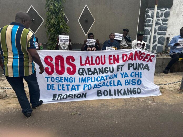 Ravin Bolikango: Les Habitants Expriment leur Désarroi par un Sit-in