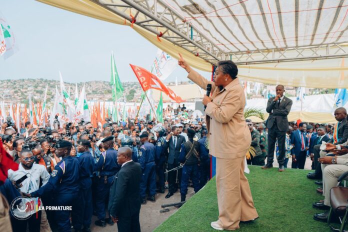 Judith Suminwa à Matadi : Combattre l'agression rwandaise pour l'intégrité territoriale