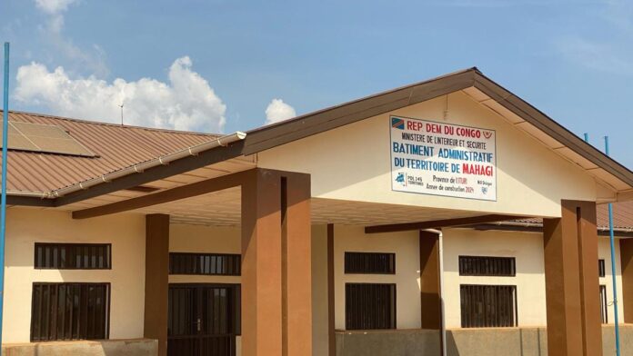Ituri : Un nouveau bâtiment administratif inauguré à Mahagi dans le cadre du PDL 145T
