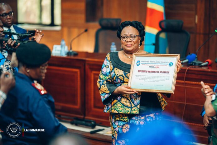 Judith Suminwa primée pour son leadership féminin en RDC