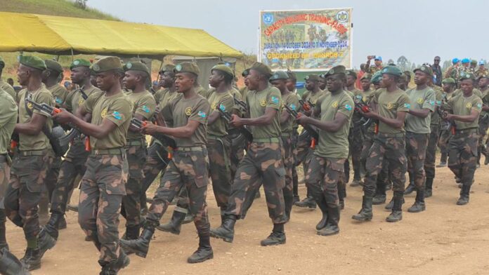 Les FARDC marchent à Kalemie pour affirmer leur engagement sécuritaire