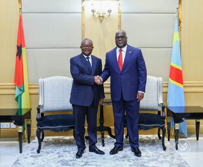 RDC-Rwanda : Le président bissau-guinéen lance un appel choc pour la paix lors d'une visite stratégique à Kinshasa