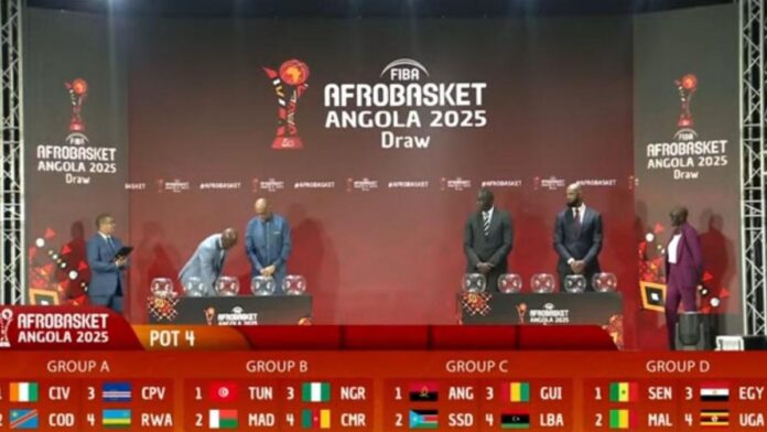 Afrobasket 2025 : La RDC tombe dans le groupe A, un défi à relever en Angola !