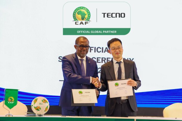 TECNO et CAF scellent un pacte historique pour les CAN 2025 et 2027 !