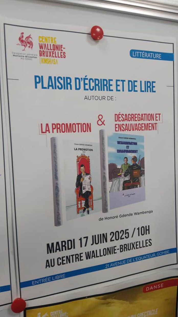 Honoré Gbende dévoile deux livres-chocs : Corruption et déchéance au cœur du Congo