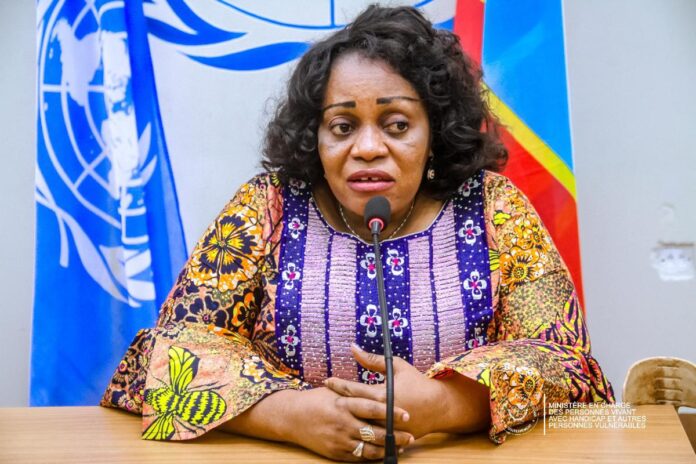 Irène Esambo lance un appel à l'abnégation pour les droits des handicapés en RDC