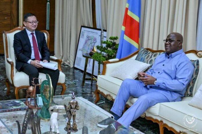 Tshisekedi et l'Ambassadeur Chine relancent le partenariat stratégique : Mines et infrastructures au cœur des négociations