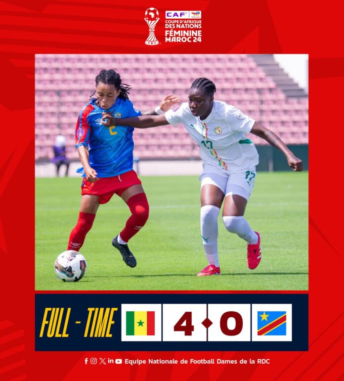 CAN Féminine 2024 : Les Léopards dames humiliées 0-4 par le Sénégal, dernier du groupe A !