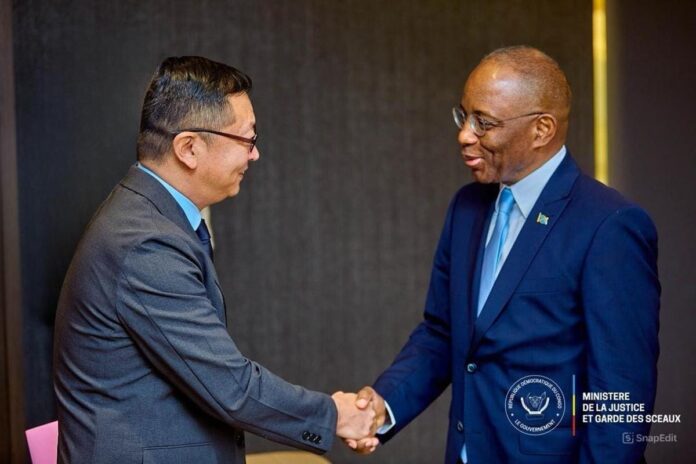 RDC-Chine : Renforcement de la coopération judiciaire face aux défis communs