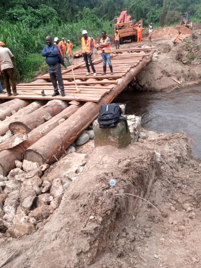 Nord-Kivu : les ponts Beni-Kasindi au bord de l'effondrement