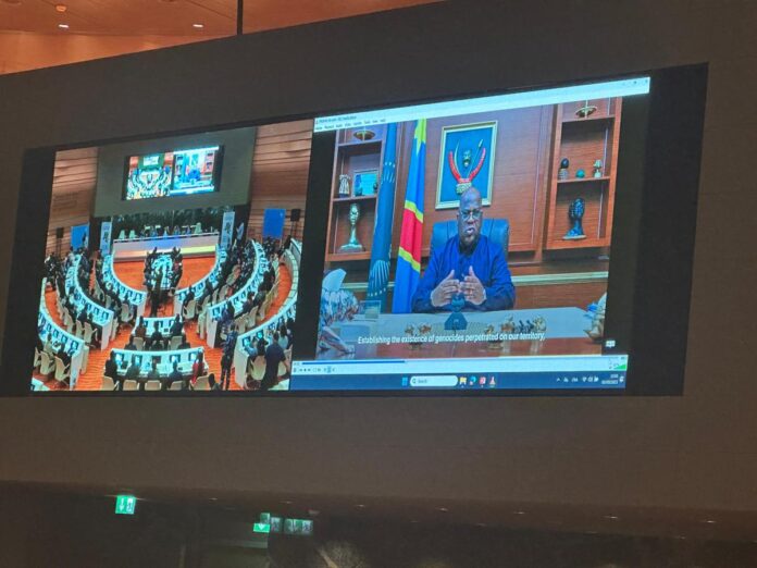 Tshisekedi exige la reconnaissance internationale des génocides en RDC