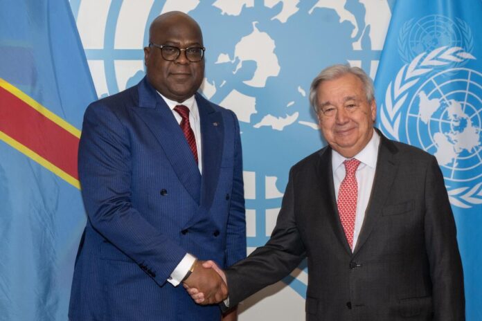 RDC-ONU : Guterres et Tshisekedi relancent le processus de paix à l'Est