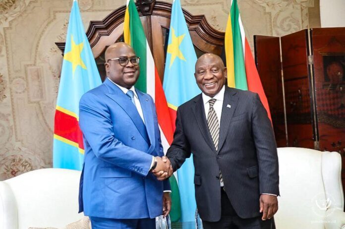 Tshisekedi et Ramaphosa renforcent l'axe Kinshasa-Pretoria