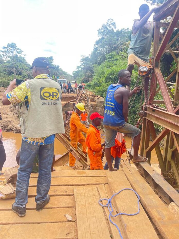 Ituri : l'effondrement du pont Nizi isole Djugu et provoque une flambée des prix