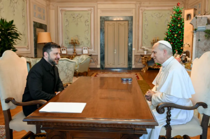 Pape Léon XIV à Zelensky au Vatican : Un appel pressant pour la paix en Ukraine