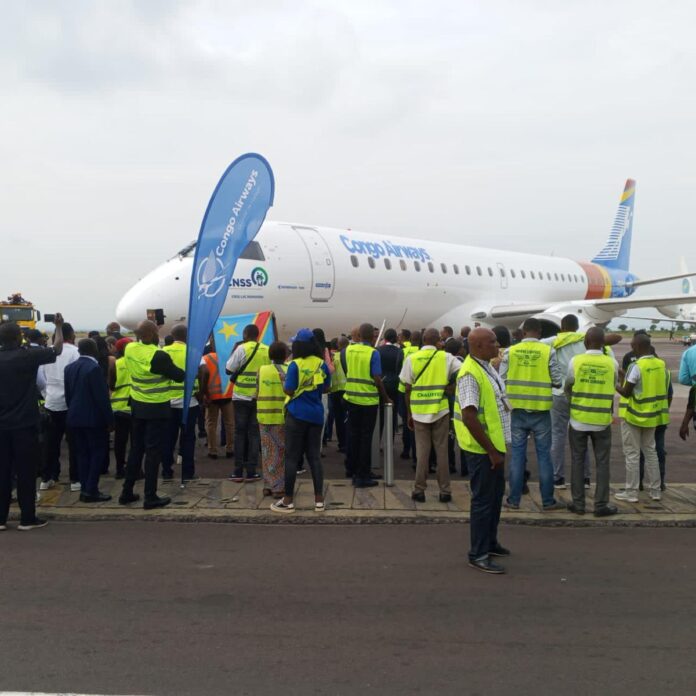 Congo Airways renaît avec un Embraer E-190 à N'djili