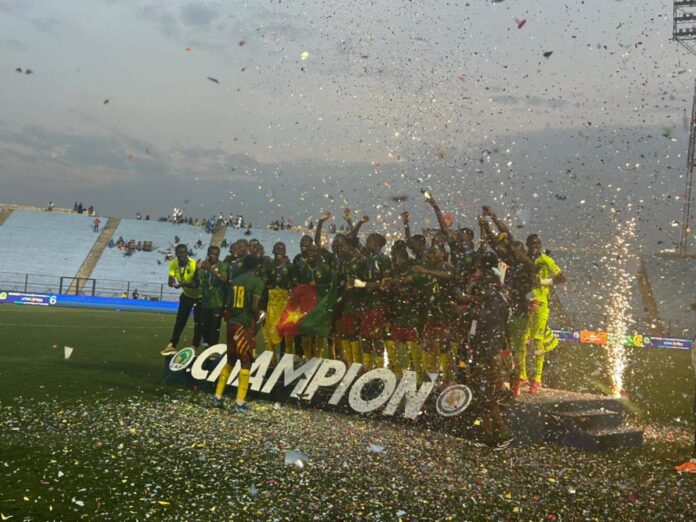 Cameroun U17 sacré champion UNIFFAC après sa victoire face à la RDC