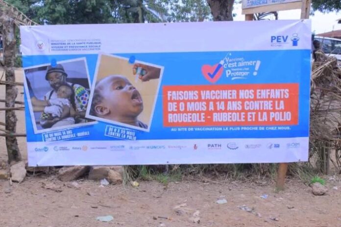Tshopo : 3 millions d'enfants visés par une campagne massive de vaccination porte-à-porte