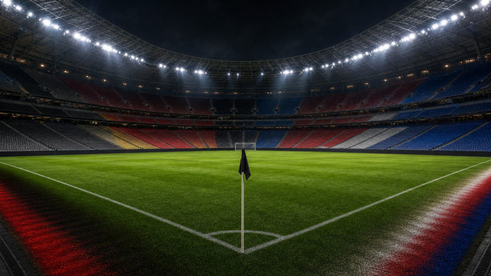 Illustration editoriale neutre pour un article sur Allemagne Paraguay au Mondial 2026.