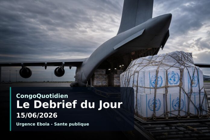 Livraison de matériel médical de l'OMS en RDC pour lutter contre Ebola