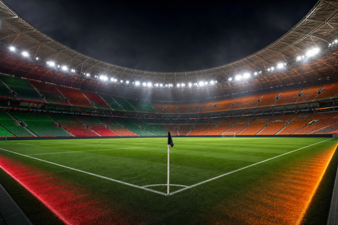 Illustration editoriale neutre pour un article sur Maroc Pays Bas au Mondial 2026.