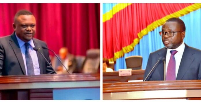 Députés en séance plénière à l'Assemblée nationale à Kinshasa