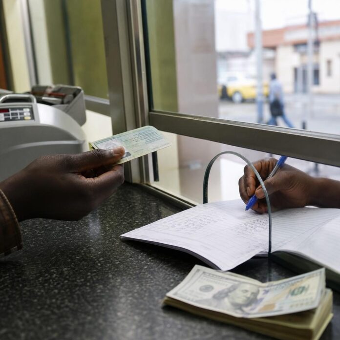 Bordereau de transaction et pièce d'identité exigés par la Banque centrale du Congo