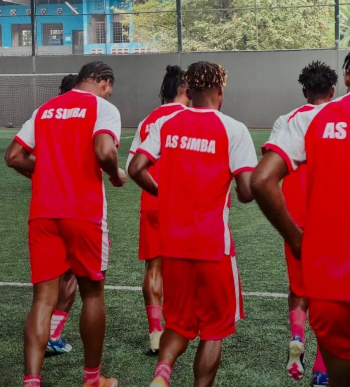 Match de football au stade Tata Raphaël à Kinshasa
