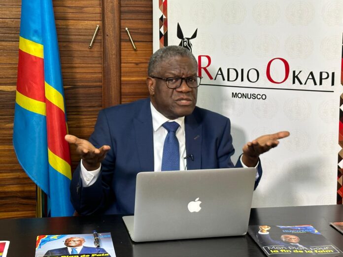Document symbolisant une lettre ouverte sur fond de carte de la RDC avec une ambiance institutionnelle tendue