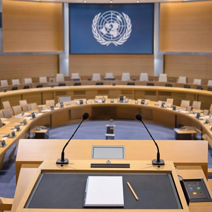 Salle du conseil des droits de l'homme à Genève