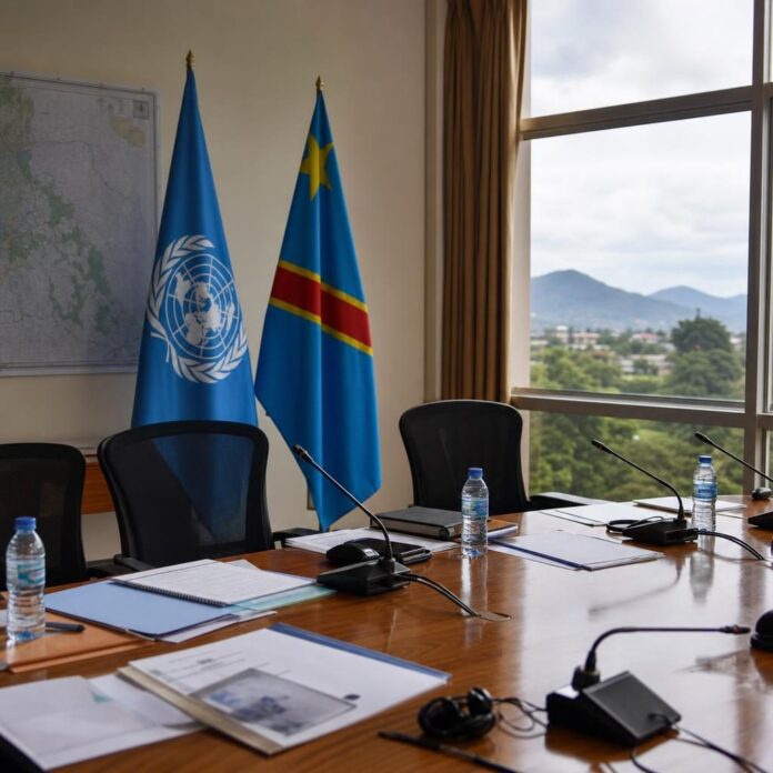 Réunion entre James Swan et le vice-premier ministre Guy Kabombo à Kinshasa