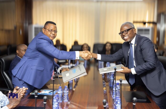 Signature du partenariat entre le FPI et le PNUD à Kinshasa