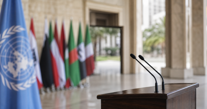 Illustration editoriale sur l appel de l ONU a lever les sanctions contre la Syrie
