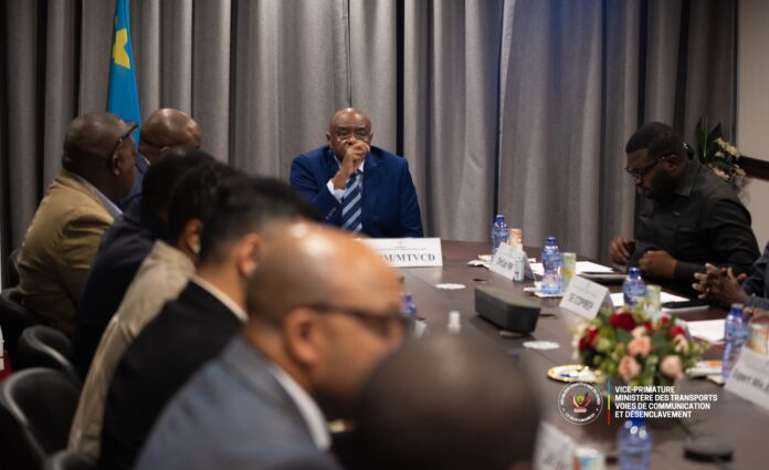 Réunion de coordination du projet MétroKin à Kinshasa