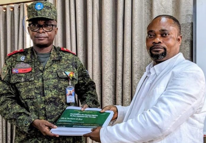 Remise du rapport sur les limites du Parc des Virunga au gouverneur du Nord-Kivu