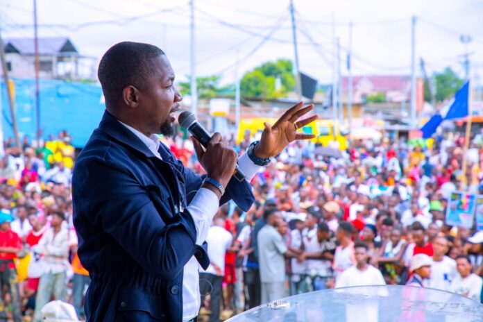 Scène de désaccord politique entre opposants congolais
