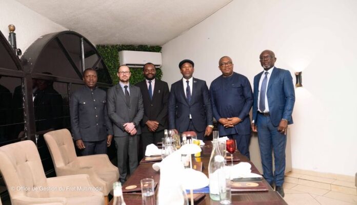 Réunion entre le DG de l'OGEFREM Olivier Tshibola Mukuma et une délégation de Yellowstone autour du projet de Port sec de Kasumbalesa