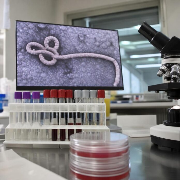 Test Ebola en laboratoire pour travailleur humanitaire