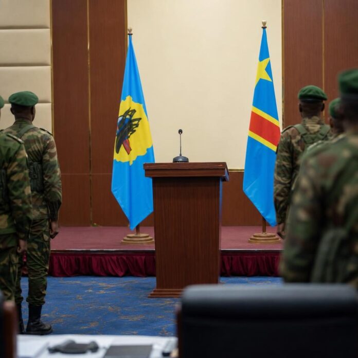Conférence de presse sécuritaire à Kalemie avec gouverneur et militaires