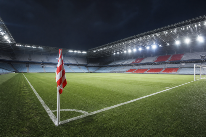 Illustration editoriale d un stade vide apres la victoire 2-0 de l Athletic Club sur la pelouse du Celta Vigo.