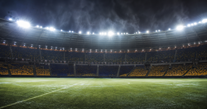 Illustration editoriale d un stade malaisien apres le nul entre Chelsea et Johor Darul Ta zim.