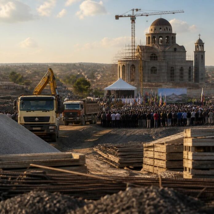 Chantiers d'infrastructures et foule à Mbuji-Mayi lors de la visite de Tshisekedi, symbole des enjeux économiques et politiques