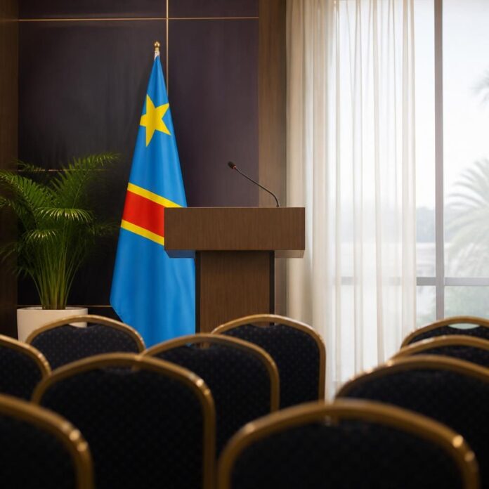 Président Félix Tshisekedi s'adressant à la diaspora congolaise à Libreville, Gabon