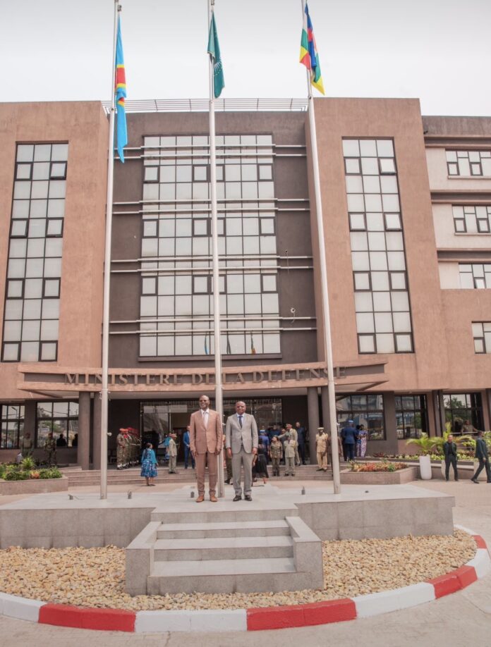 Cérémonie de signature d'accords militaires entre la RDC et la RCA