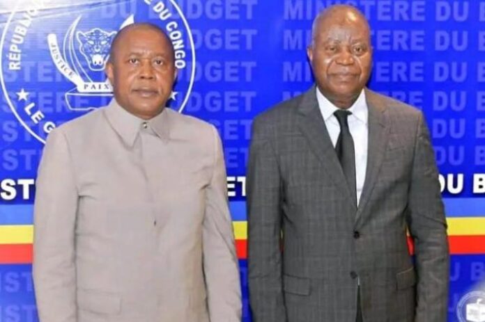Réunion de travail au Centre financier de Kinshasa entre responsables de la CENI et du ministère du Budget