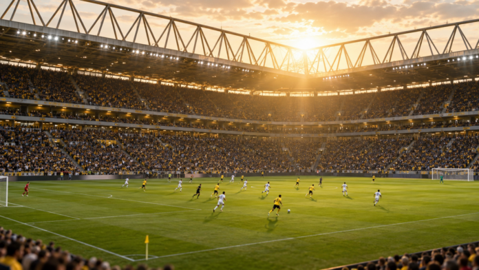 Football européen en nocturne