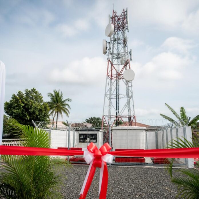 Inauguration du site Helios Towers dans le quartier Mwadi/Kikimi IV à Kinshasa
